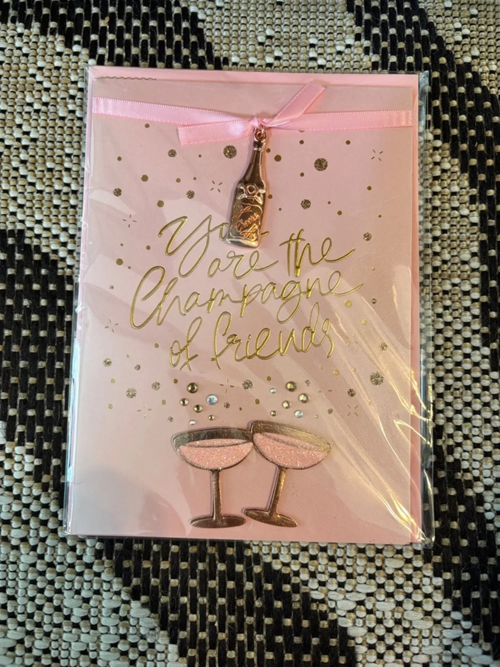🆕Papyrus 3D “Champagne Of Friends” Greeting Card
